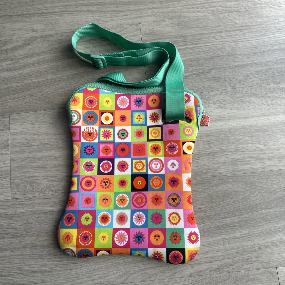 Built NY Alexander Girard Laptop Sling Bag Sleeve La Fonda 12-13" Neoprene